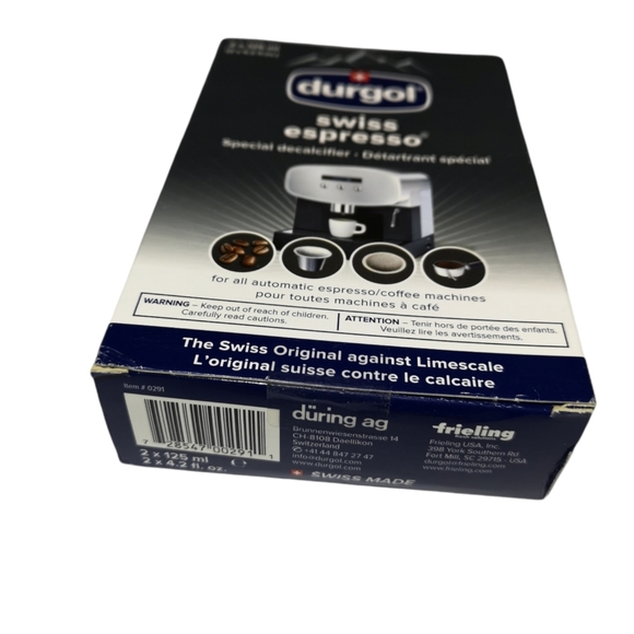 Durgol Swiss Espresso Descaler and Decalcifier for All Brands of Espresso 2 Pack - Picture 4 of 6